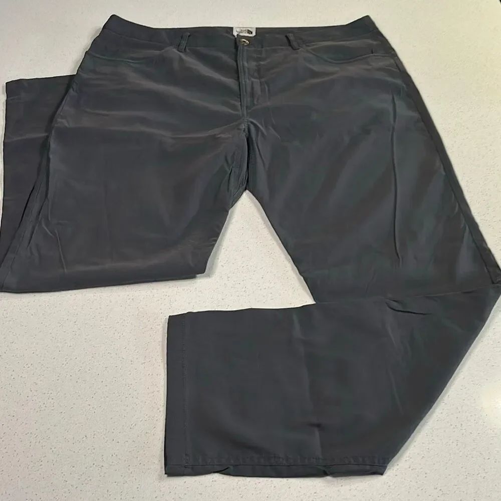 The North Face Men’s Hiking Pants Size 38 Gray Outdoor Travel Straight Leg